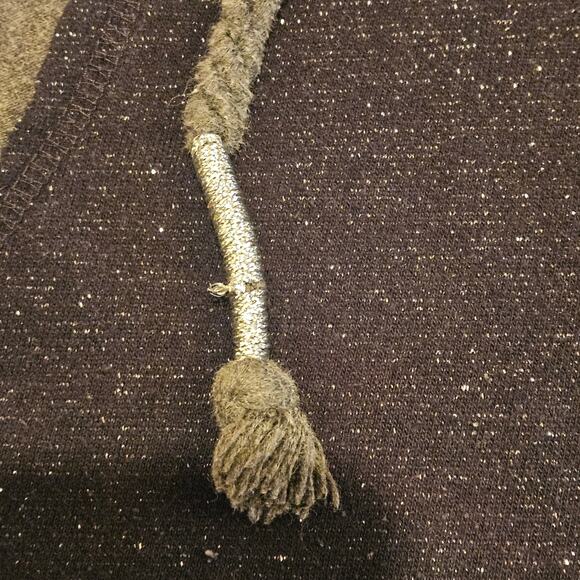 BKE Lounge Full Zip Jacket Womens Size XL Sequin Collar Sweater Y2K Mock Neck - Picture 6 of 10